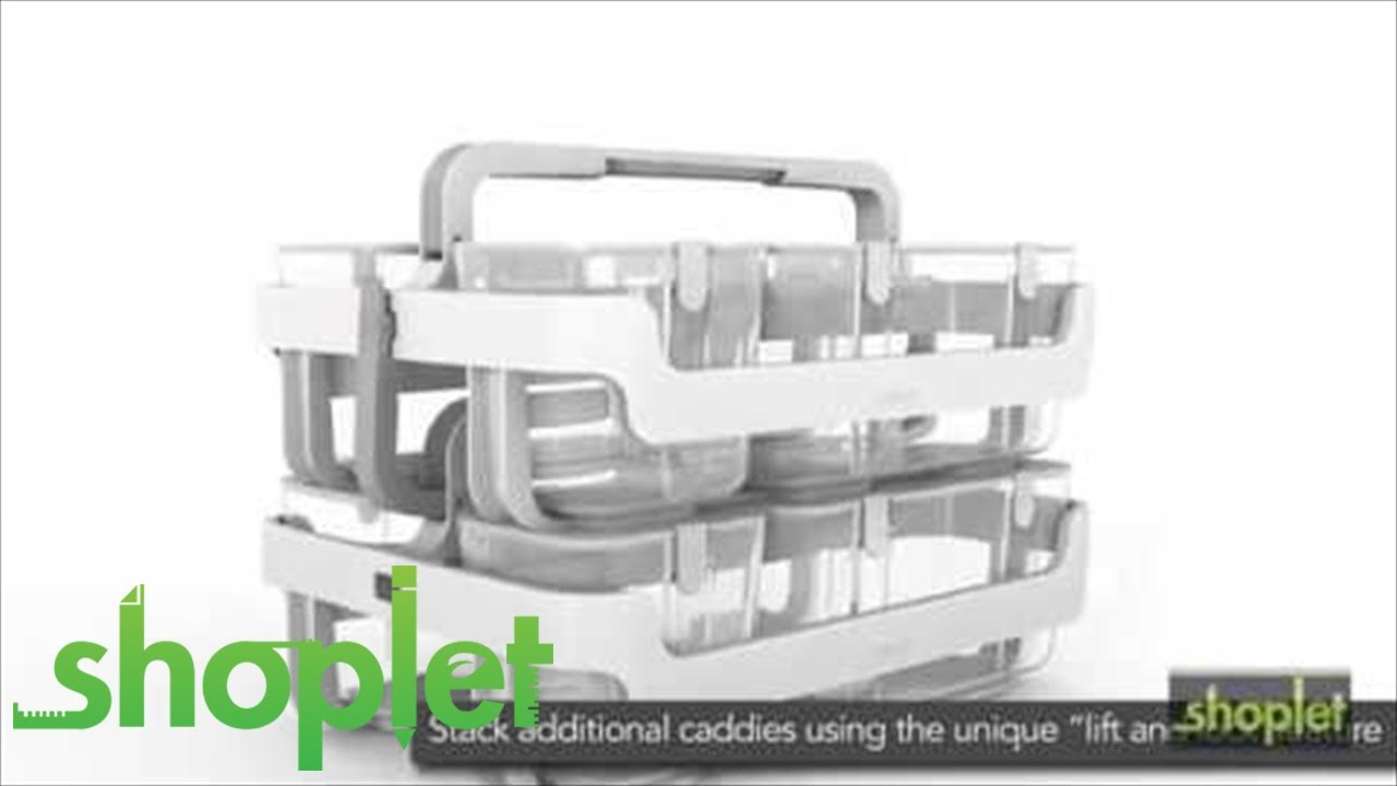 Deflect-o Stackable Caddy Organizer w/ L Containers