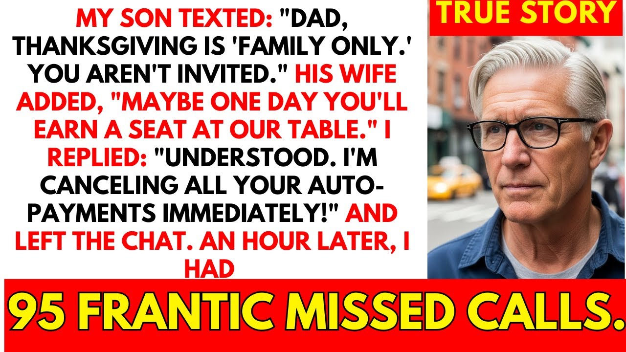 “You Don’t Deserve To Sit At Our Table!” – Said My Daughter-In-Law On Thanksgiving, So...