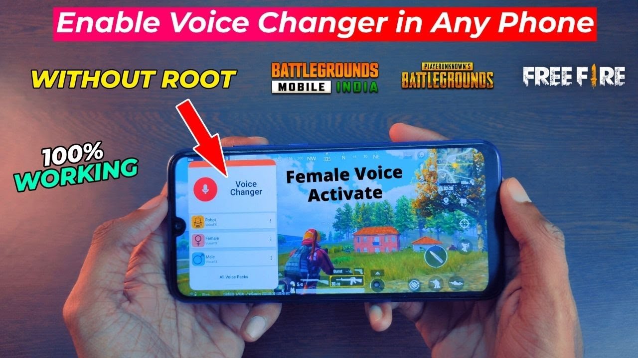 Female Voice Changer App For Bgmi PUBG & Free Fire Without Root New Trick Voice Changer App For BGMI