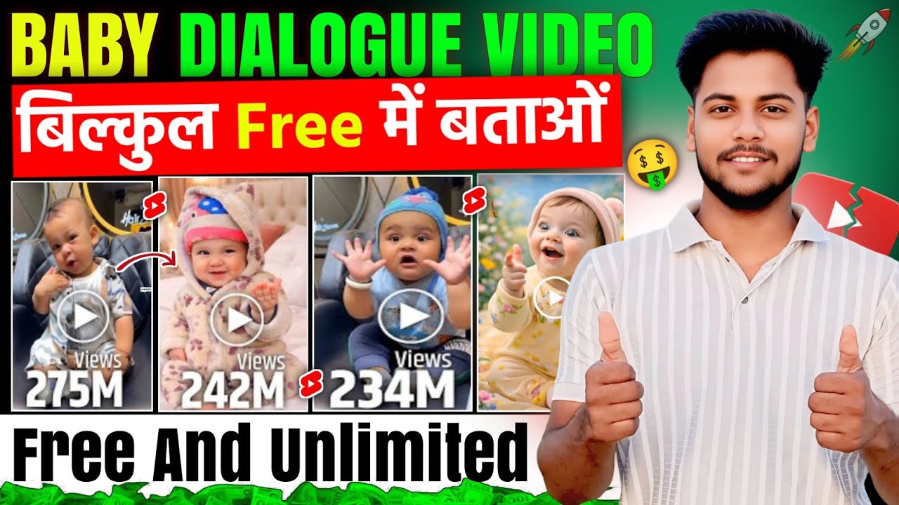 Baby AI Dialogue Video Kaise Banaye 😍 | Bacchon Ka Dialogue Bolta Hua AI Video Kaise Banaye
