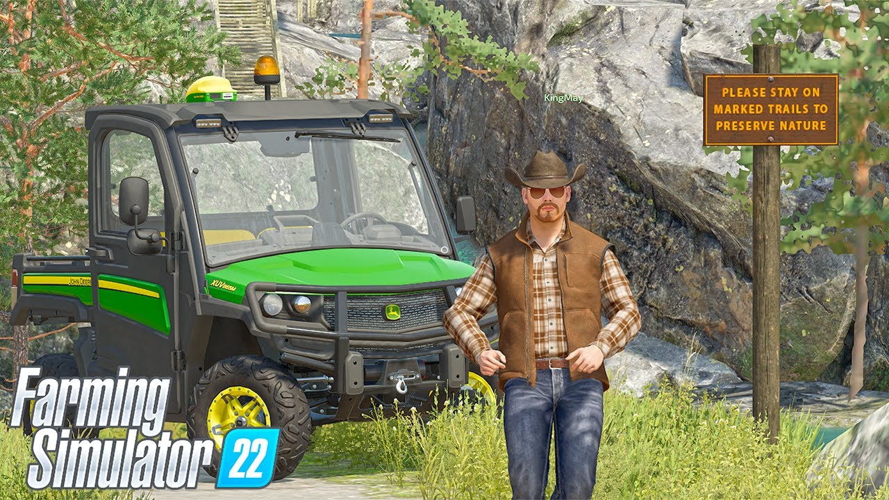 I Went Camping & Got STUCK in a Cave! | FS22