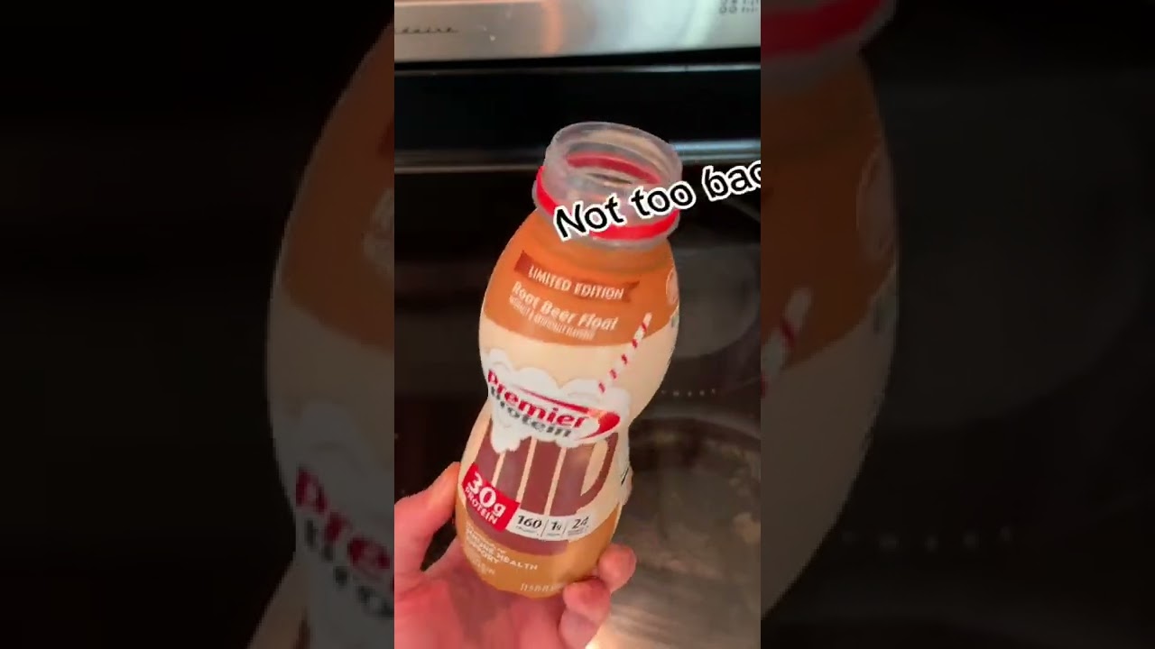 Premier Protein Root Beer Float Drink Review #shorts