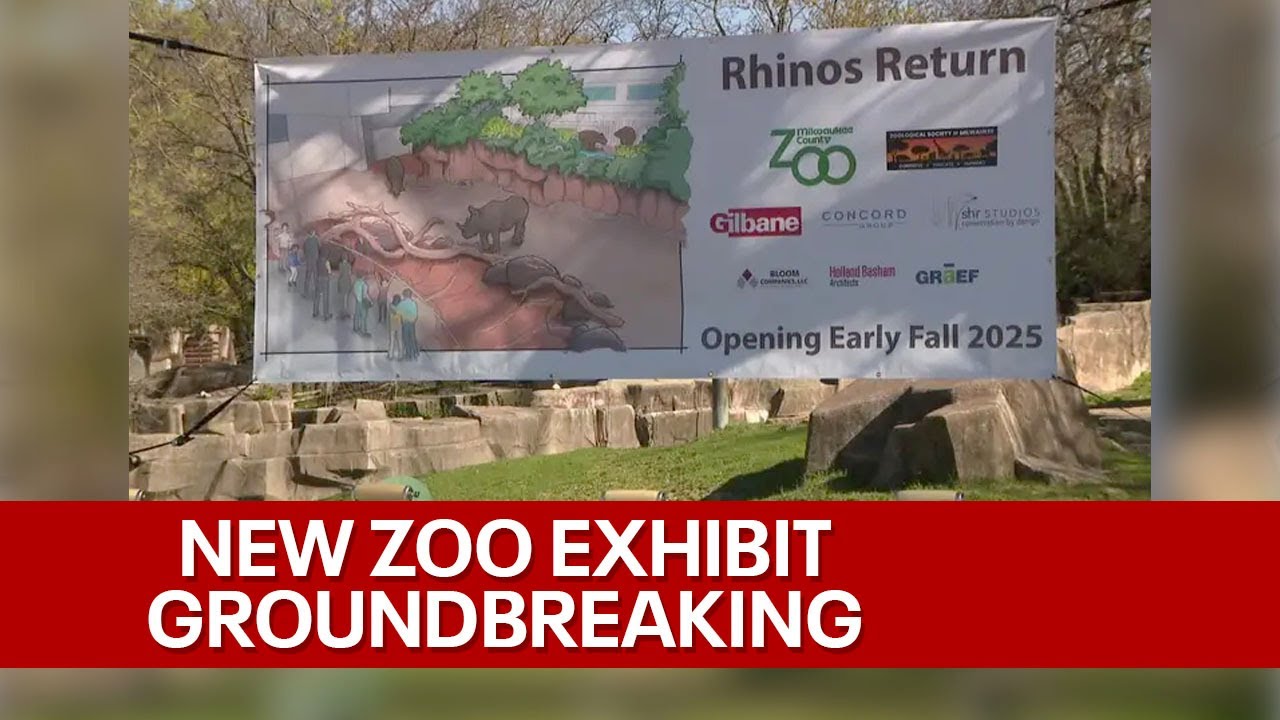 New rhino, hippo exhibit groundbreaking at the Milwaukee County Zoo | FOX6 News Milwaukee