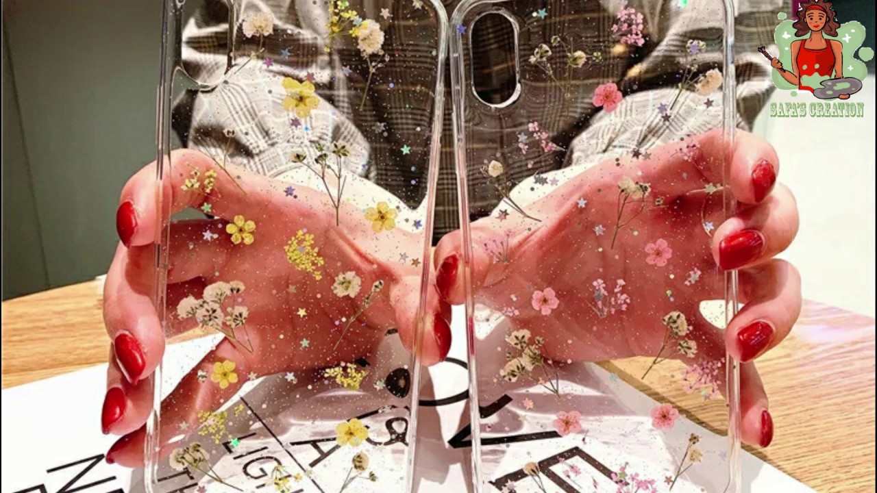 DIY RESIN FLOWRAL PHONE CASE /RESIN ART| SAFA'S CREATION