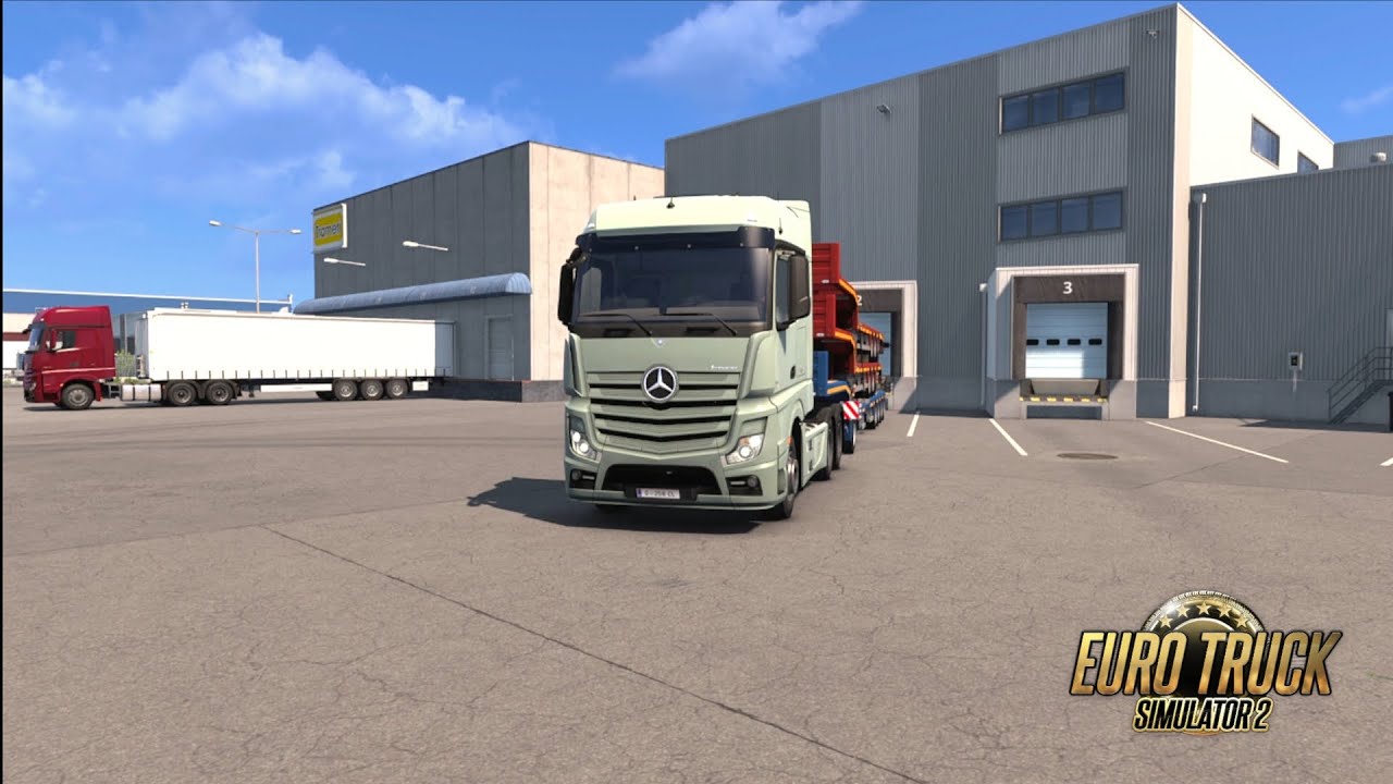 Mercedes Benz Actros TRUCKING in Euro Truck Simulator 2 [1.57] @JPGamesOfficial 