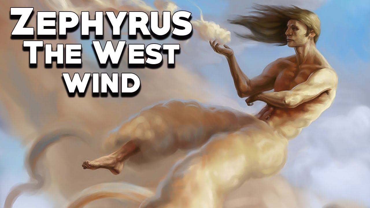 Zephyrus: The West Wind - Mythology Dictionary - See U in History - Greek Myhotology