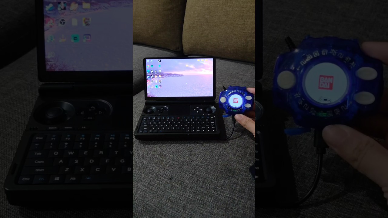Charging digivice color kat gpd win mini 