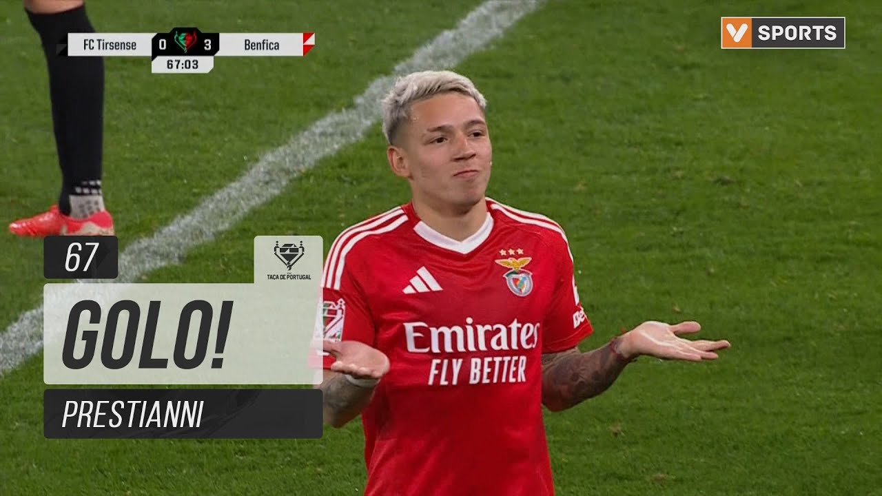 Golo Prestianni: Tirsense 0-(3) Benfica (Ta&ccedil;a de Portugal 24/25)