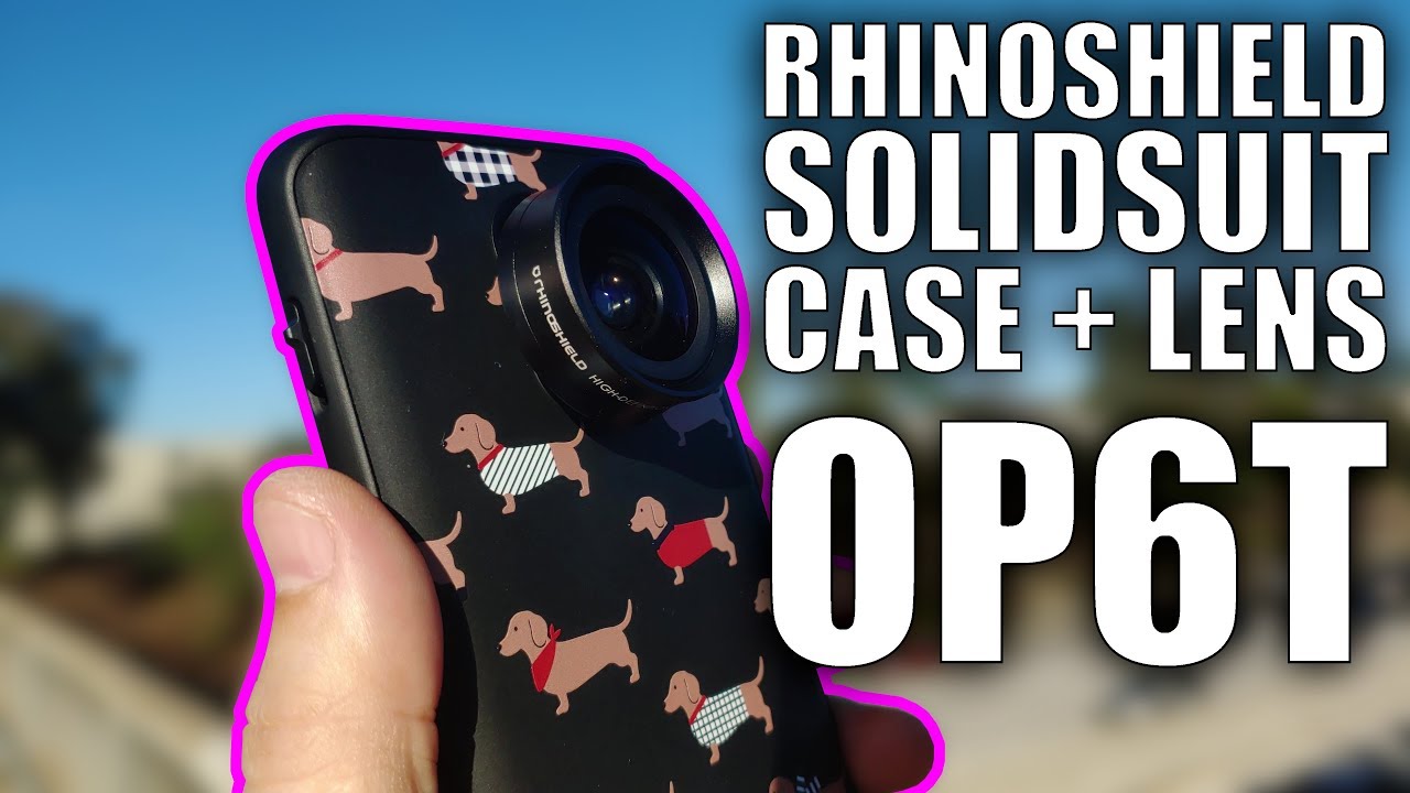 RhinoShield SolidSuit Case + Wide Lens for OnePlus 6T