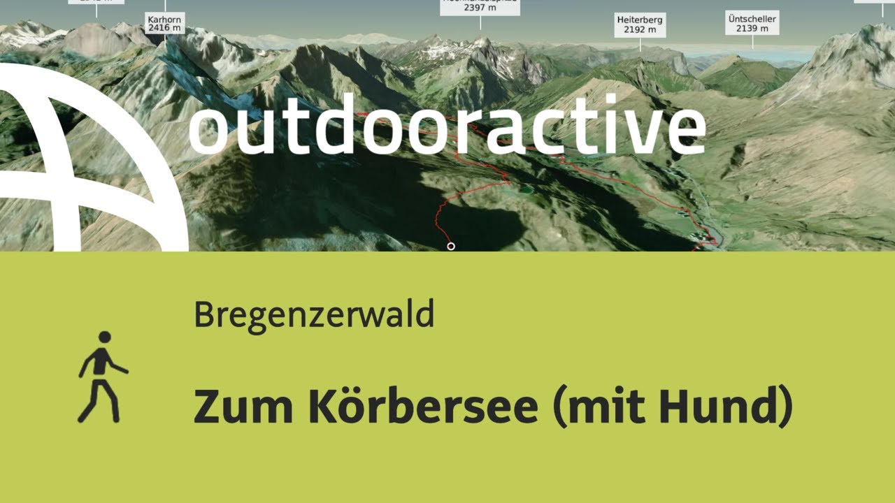 Wanderung im Bregenzerwald: Zum K&ouml;rbersee (mit Hund)