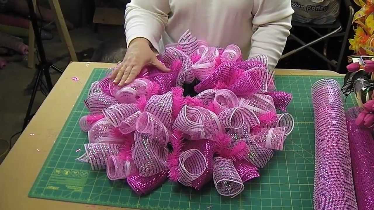 How to Deco Mesh Curl and Loop Method | Use leftover 21 inch mesh