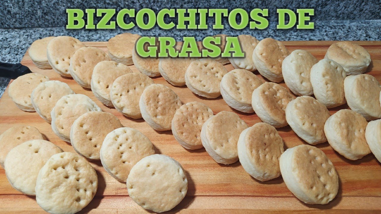 Como hacer Bizcochitos de Grasa😉