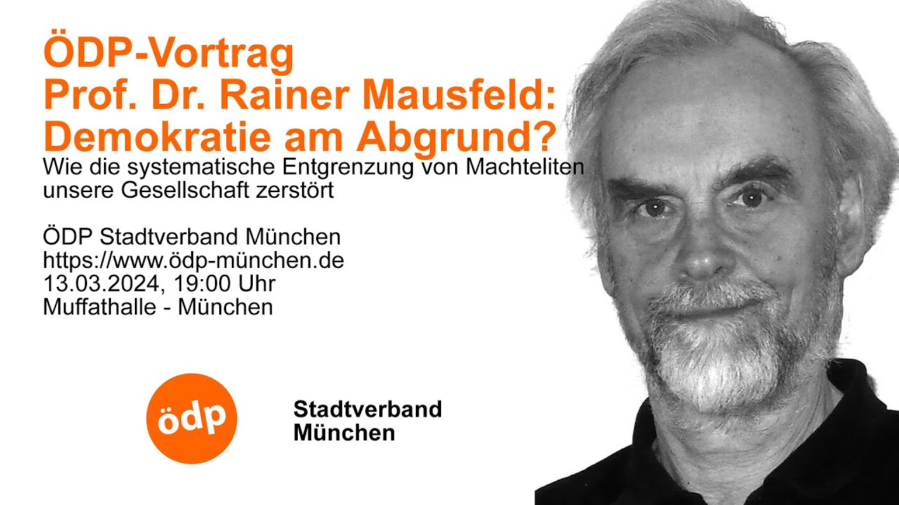 &Ouml;DP Vortrag // Prof. Dr. Rainer Mausfeld: Demokratie am Abgrund?
