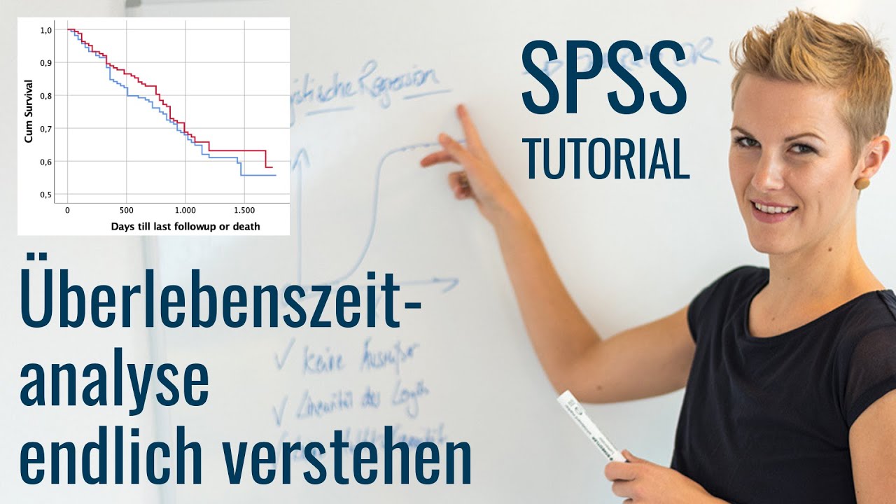Kaplan-Meier-Kurve und Lograng-Test mit SPSS f&uuml;r die statistische Analyse von &Uuml;berlebensdaten
