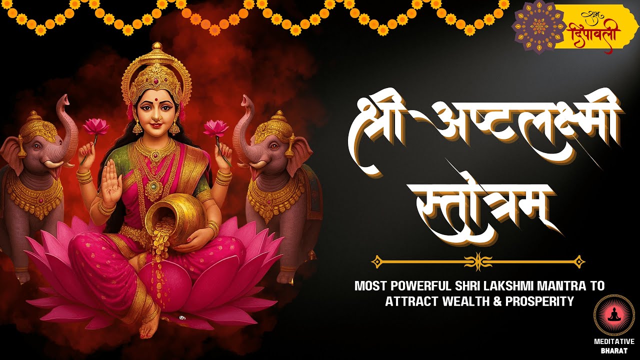 Diwali Special 2025 |POWERFUL Shri Lakshmi Mantra for MONEY & PROSPERITY |श्री अष्टलक्ष्मी स्तोत्रम्