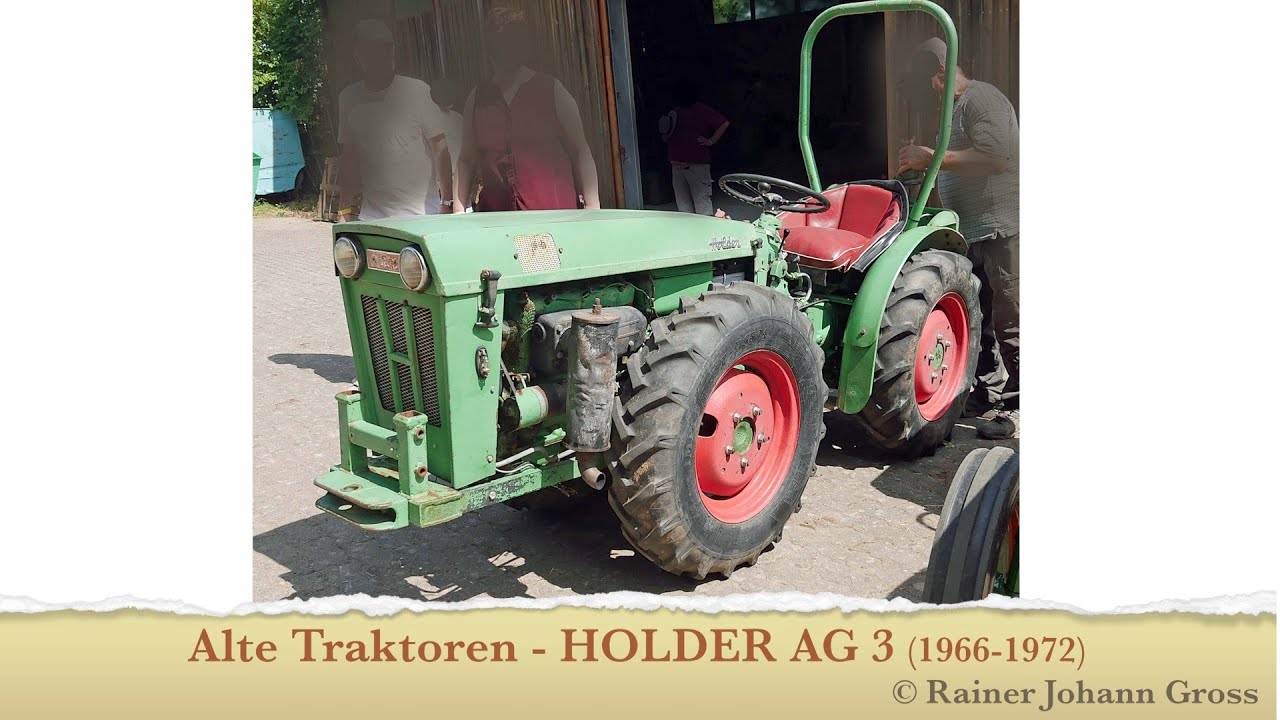 Alte Traktoren - HOLDER AG 3 (1966-1972)