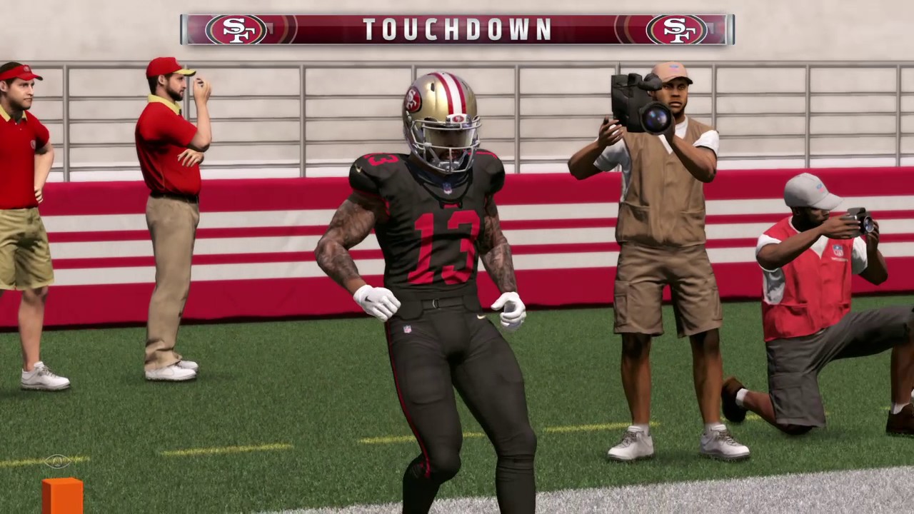 Madden NFL 17 MUT Odell Beckham kick return touchdown