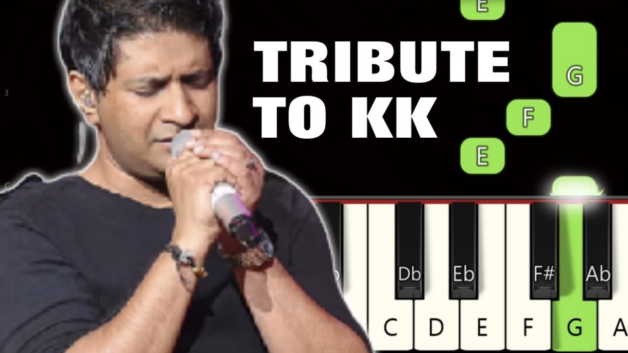 Yaaron Dosti Song By KK 😢 | Piano tutorial | Piano Notes | Piano Online #pianotimepass #KK #yaaron