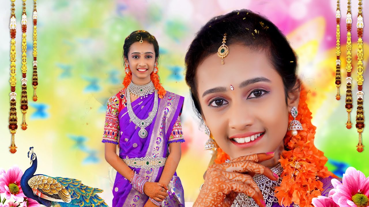 JAHNAVI HAFF SAREE FUNCTION AT KANDUKUR # SVR STUDIO KANDUKUR 9177974733 #