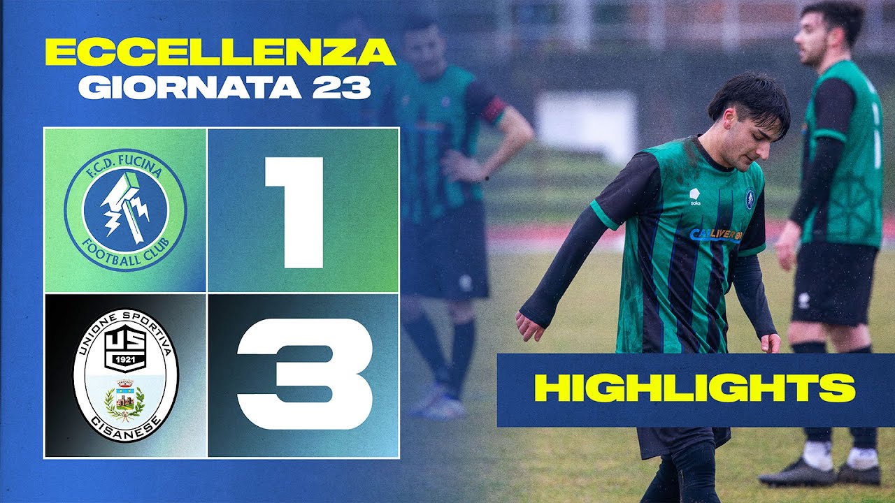 HIGHLIGHTS | FCD FUCINA - CISANESE | ECCELLENZA - GIRONE B