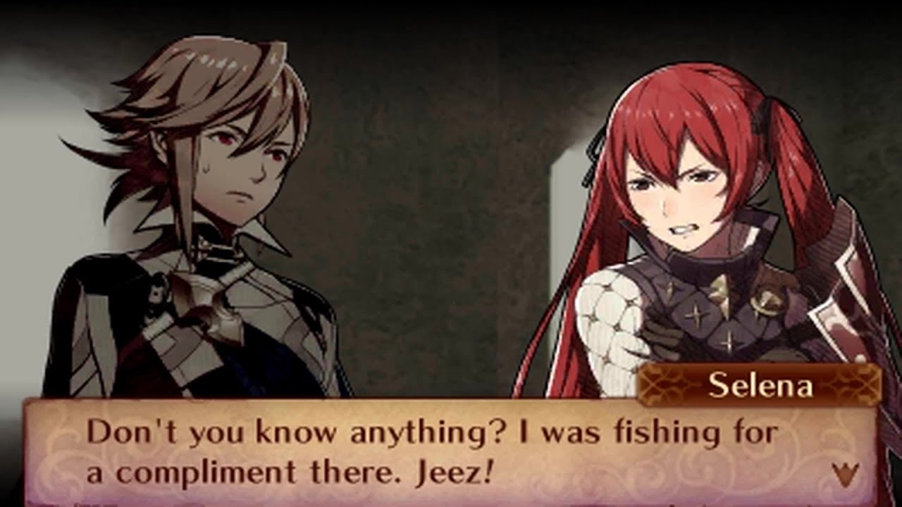 Fire Emblem Fates: Conquest - Male Avatar (My Unit) & Selena Support Conversations
