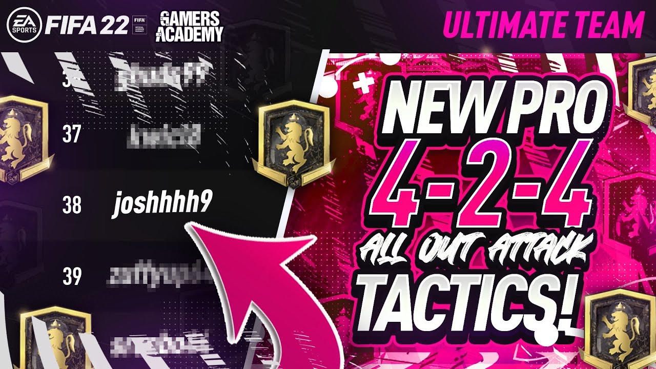 FIFA 22 - INSANE PRO PLAYER (424) CUSTOM TACTICS + PLAYER INSTRUCTIONS!!