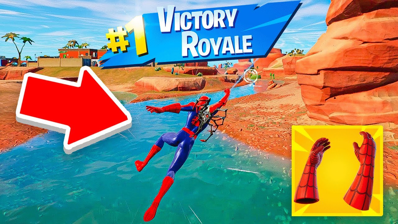 VENCI SÓ USANDO A TEIA DO HOMEM ARANHA! (sem relar no chão)
