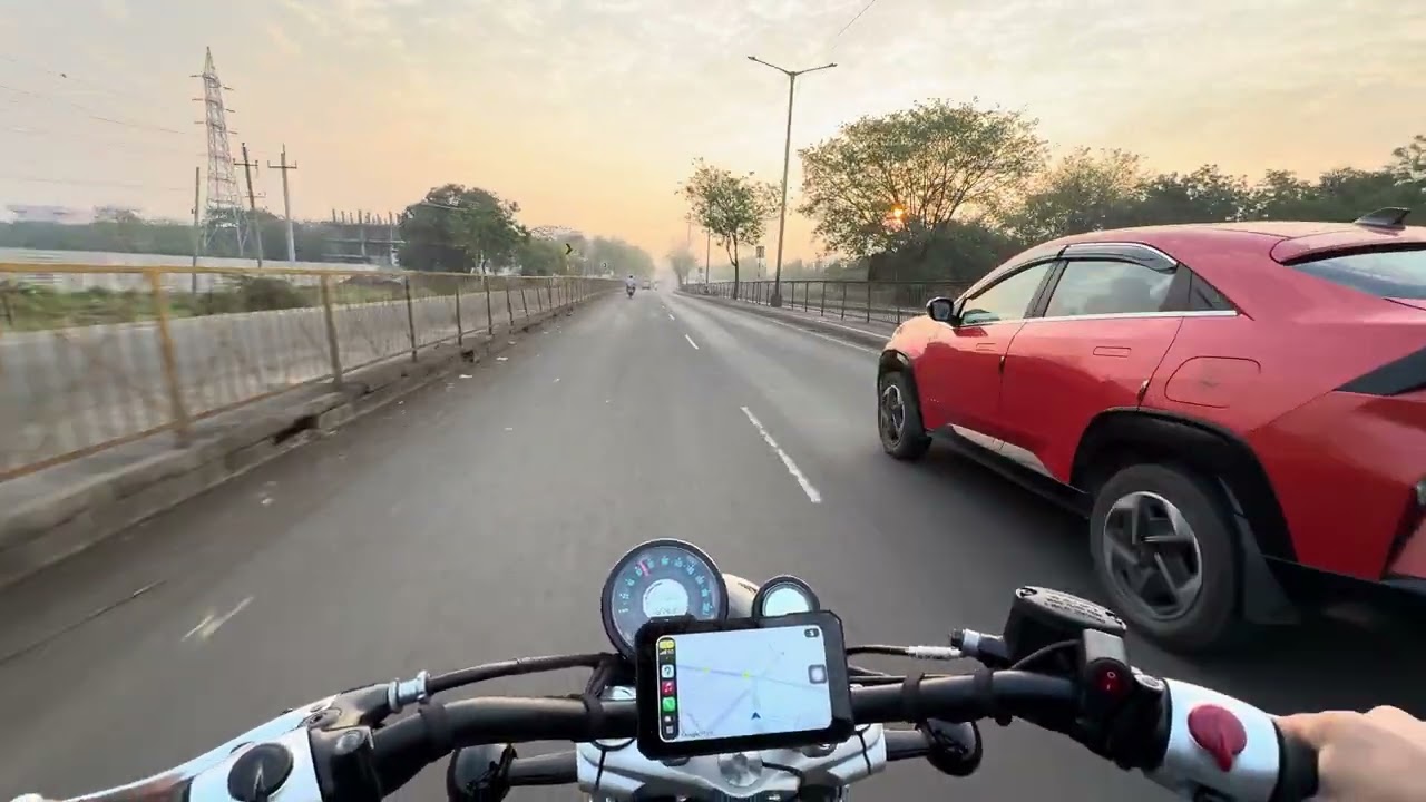 Morning ride with super meteor 650 #royalenfieldsupermeteor650 #automobile #rider 