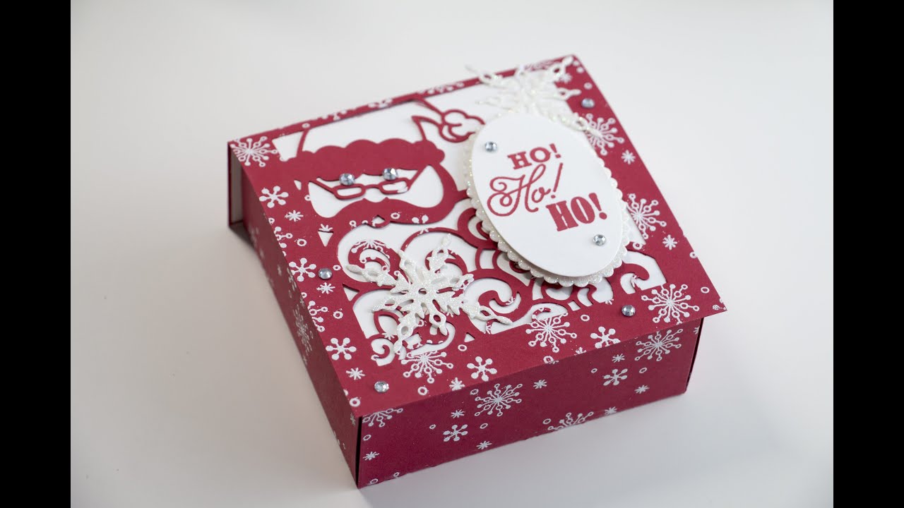 Holly Detailed Santa Treat Box with Products of Stampin´ Up! #18