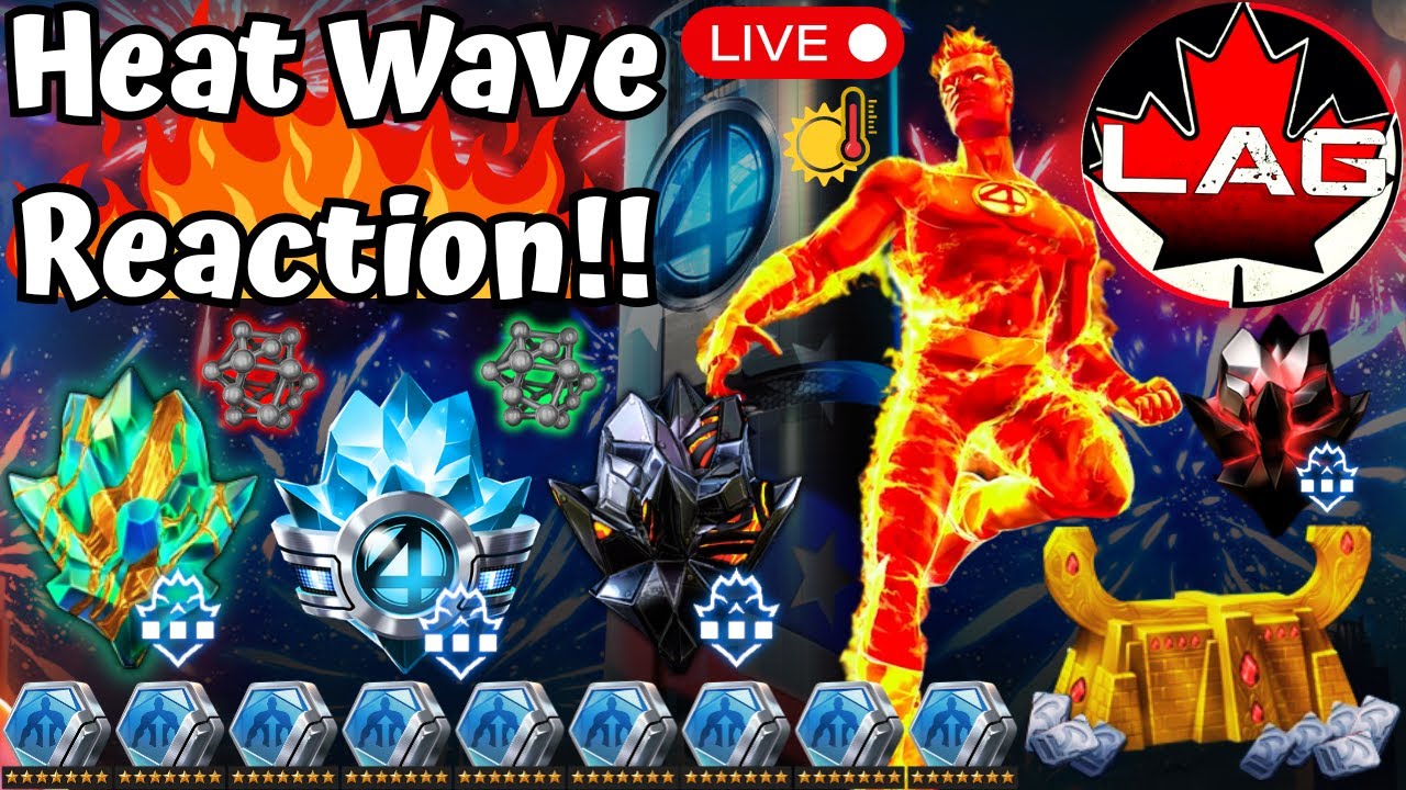 Heat Wave Reaction! July 4th Sale Starts NOW! 7⭐Human Torch! All Deals Units & Money Breakdown! MCOC