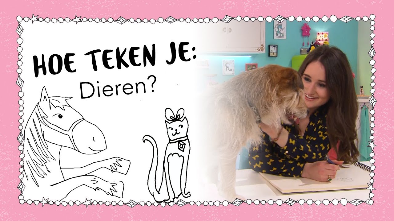 HOE TEKEN JE DIEREN? - Top 5 | Jill