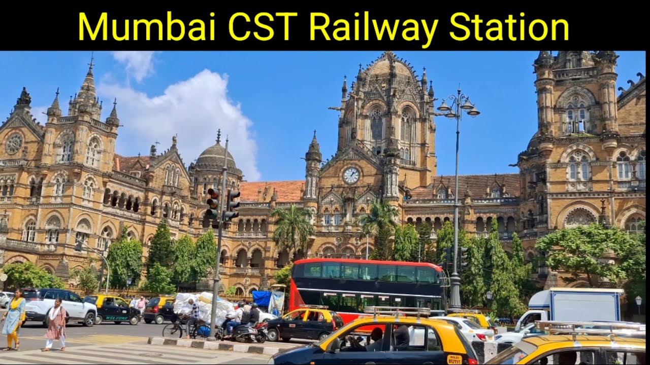 Mumbai CST Railway Station || British Era Architecture, Local Trains, & Express Engines