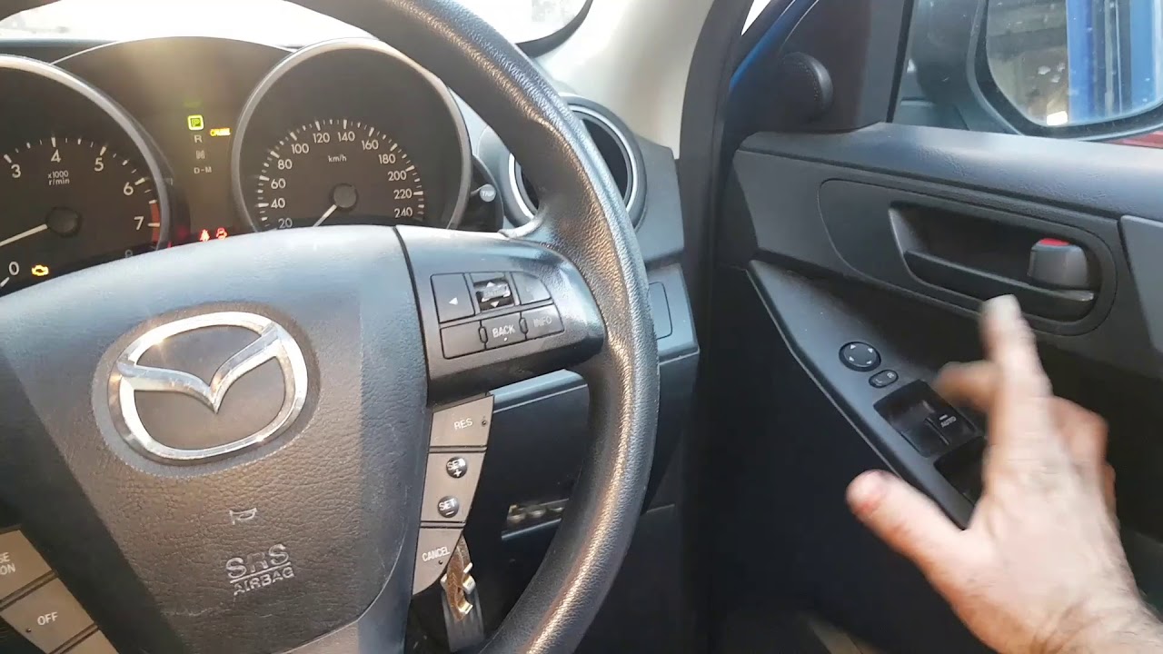 2010 Mazda 3 power window not working drivers power window switch window not going up electric