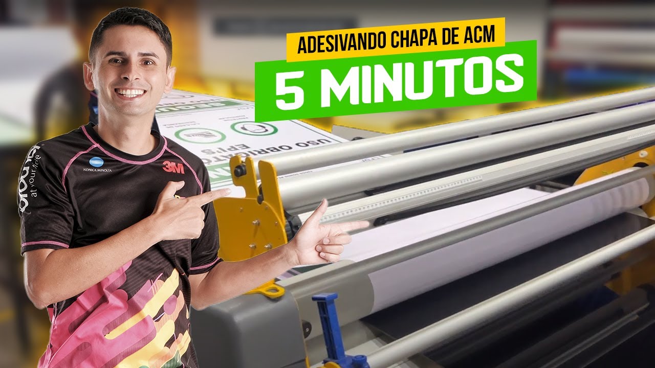COMO ADESIVAR UMA CHAPA DE 5 METROS EM MENOS DE 10 MINUTOS