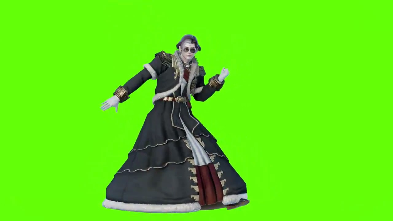Emet Selch dancing meme Green Screen Endwalker