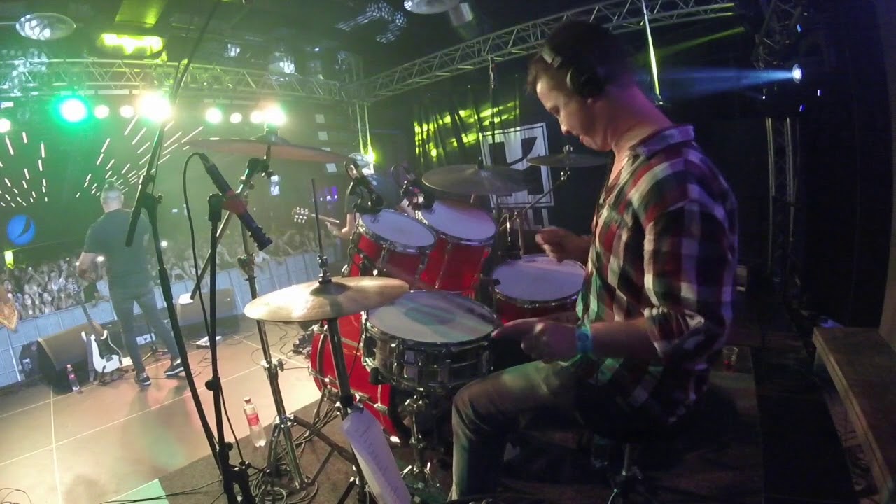 Matyi Molnar - Drum cam at pop gig