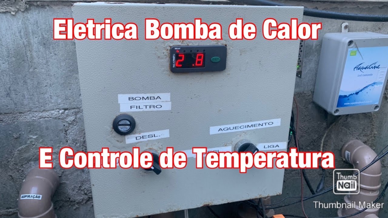 Elétrica Bomba De Calor e Controle de Temperatura Heat Pump Aquecedor
