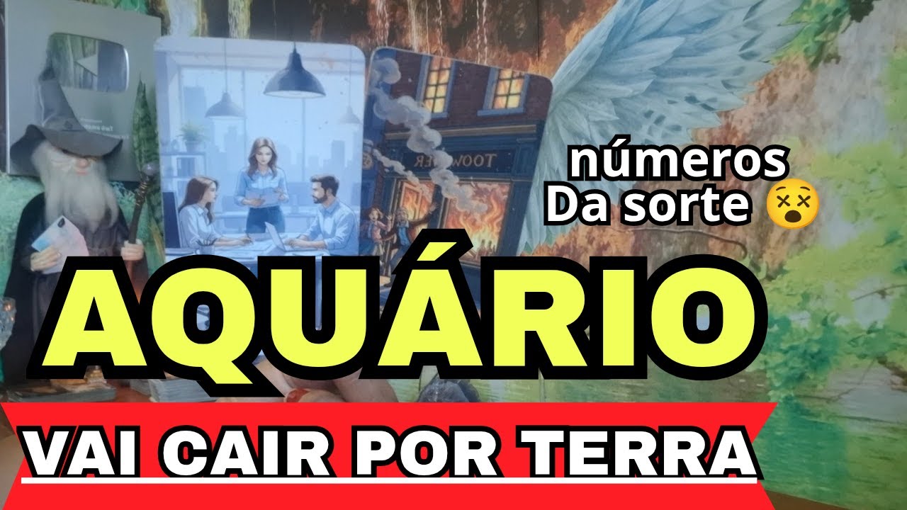 AQUÁRIO 🔥VAI CAIR POR TERRA⭐️BÊNÇÃOS DISFARÇADAS (tem até número da SORTE)💰🍀