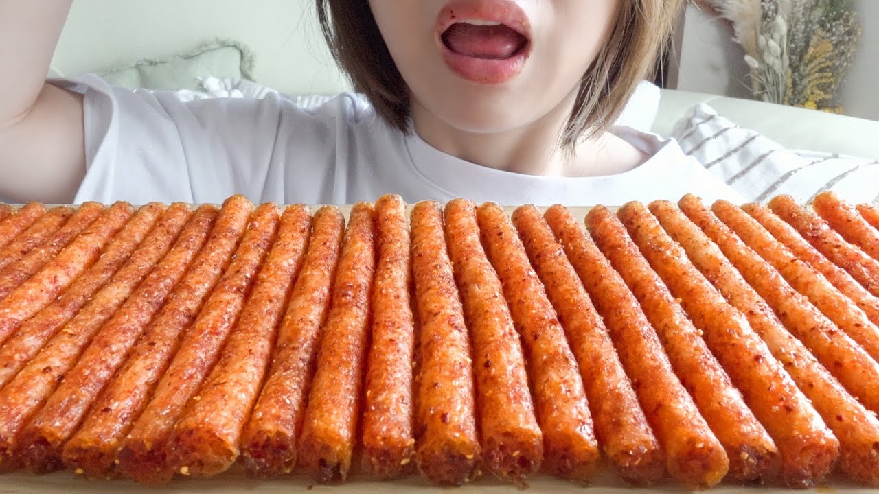 【リベンジ】特殊な訓練を受けた私は激辛辣条(ラーティアオ)何本食べられる？【咀嚼音/ASMR/EATINGSOUNDS】