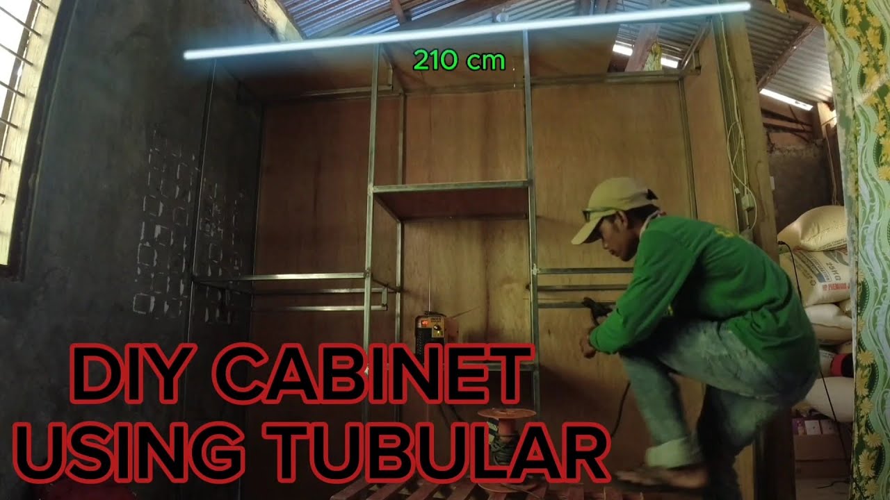 DIY Cabinet using tubular