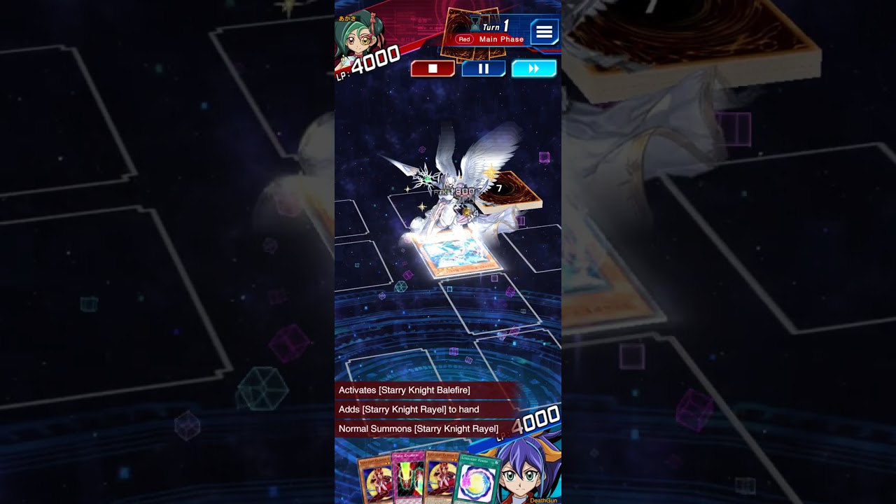 Lunalight vs Starry knight [Yugi-oh duel links]