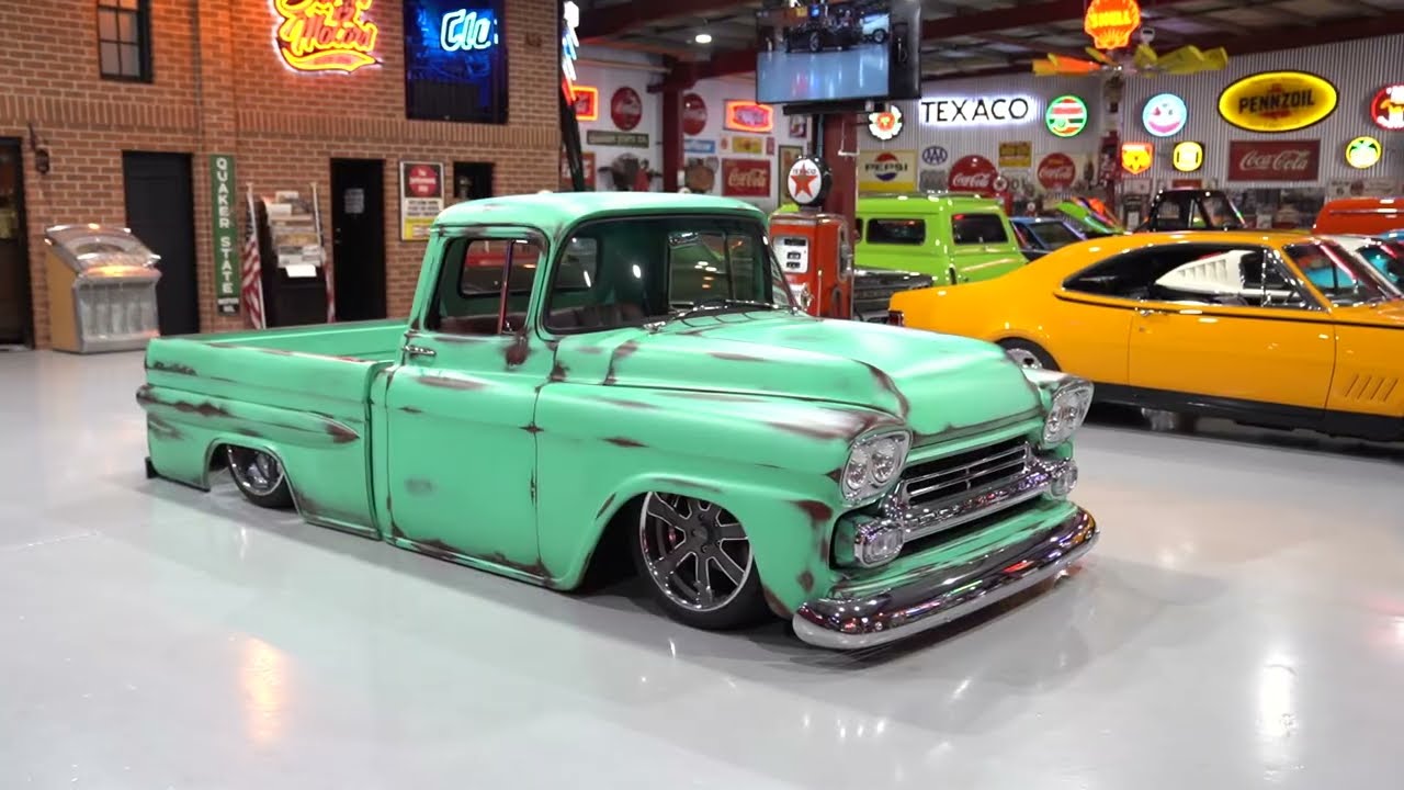 1959 Chevy Apache Fleetside Restomod for sale by auction at SEVEN82MOTORS