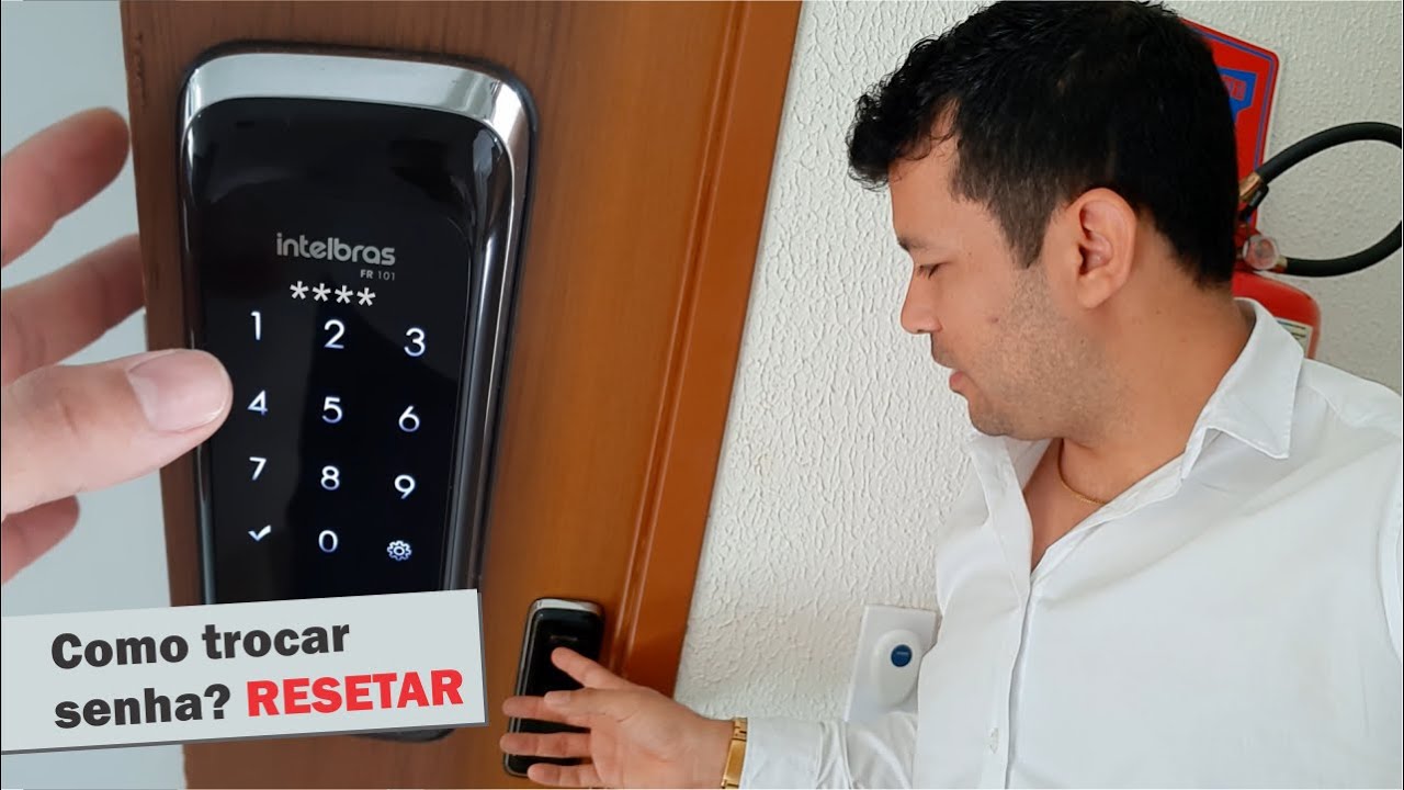 Trocar senha Fechadura da Intelbras, Reset FR 101, FR 201, FR 10, FD 2000 e outras