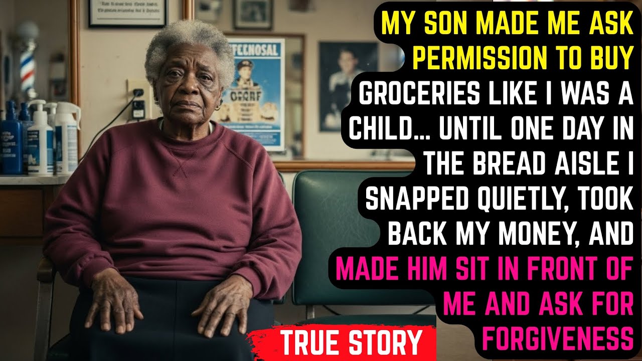 My Son Made Me Ask Permission to Buy Groceries… So I Took My Life Back & Made Him Beg Forgiveness