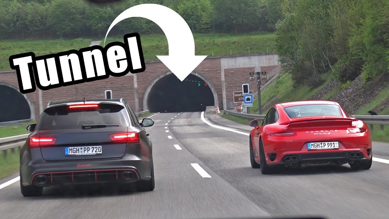 Autobahn Chase! 750HP Audi RS6 vs 800HP Porsche 911 Turbo S vs 450HP BMW M2