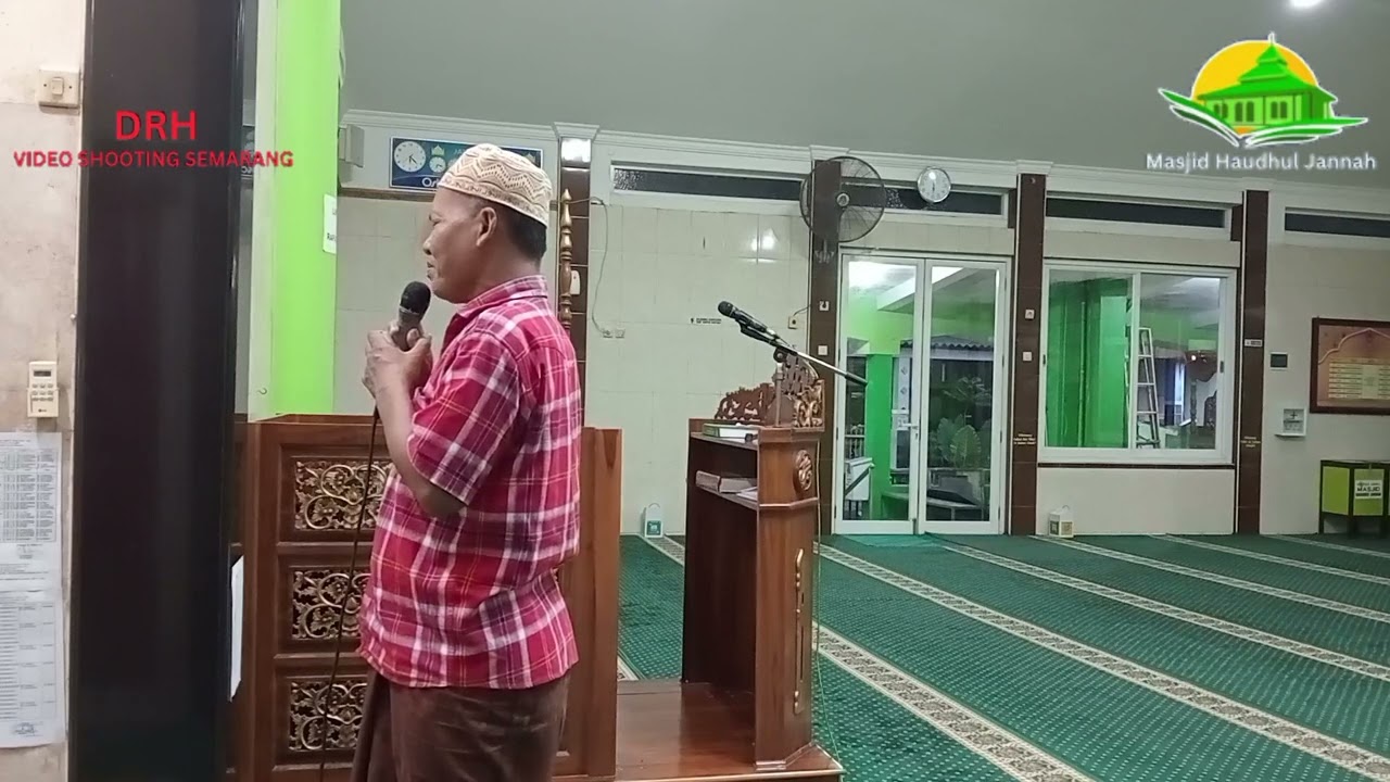 BEDUK ADZAN MAGHRIB & MASJID HAUDHUL JANNAH SEMARANG