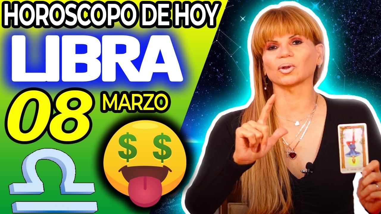 LIBRA ♎💸TE LLEGA UNA IMPORTANTE SUMA DE DINERO🤑 Hor&oacute;scopo De Hoy 8 De Marzo 2026 | Mhoni Vidente