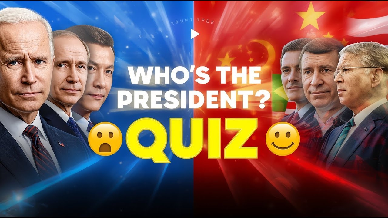World Leaders Quiz: Guess the President by Country 🌎 | Trivia Challenge