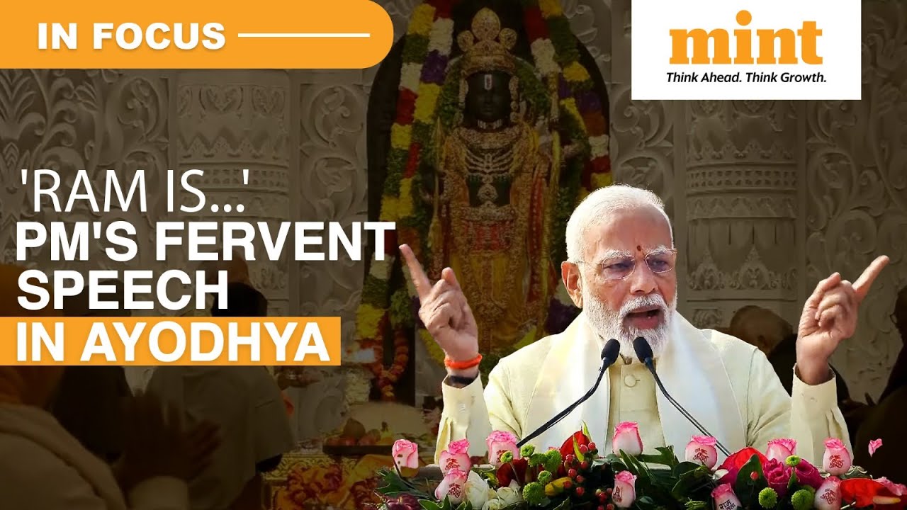 Ram Mandir Pran Pratistha | 'Ram Is Faith, Foundation, Idea Of India, Says PM Modi In Fervent Speech