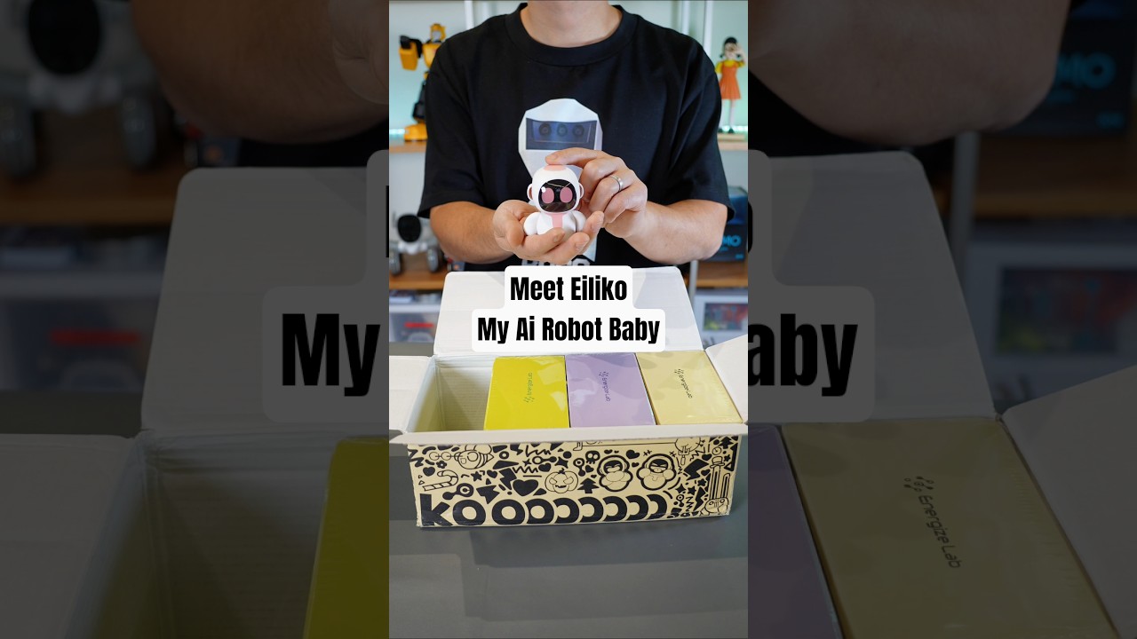 Unboxing Eiliko Ai Robot Mystery Box @energizelab